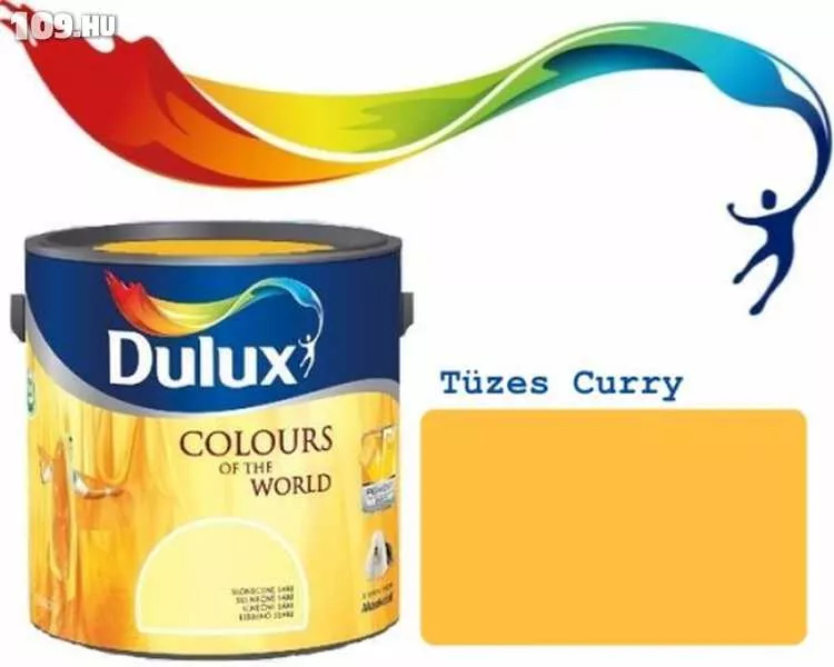 Dulux Világ Szinei 20 Tűzes curry 2,5l fal- és mennyezetfesték