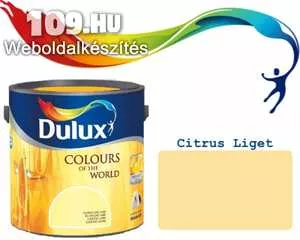 Dulux Világ Szinei 16 Citrus liget 2,5l fal- és mennyezetfesték