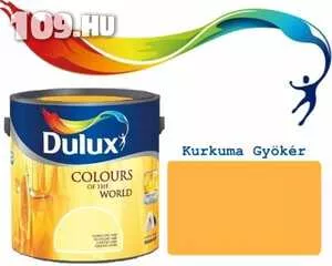 Dulux Világ Szinei 21 Kurkuma gyökér 5l fal- és mennyezetfesték